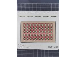 NEUDRUCKE: LEIPZIGER Neudrucke, umfangreiche Bogensammlung mit über 130 Stück, vorwiegend postfrisch, alles sauber auf Blätte