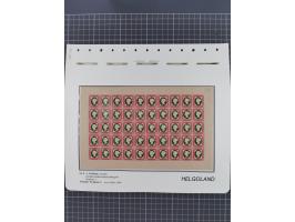 NEUDRUCKE: LEIPZIGER Neudrucke, umfangreiche Bogensammlung mit über 130 Stück, vorwiegend postfrisch, alles sauber auf Blätte