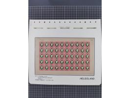 NEUDRUCKE: LEIPZIGER Neudrucke, umfangreiche Bogensammlung mit über 130 Stück, vorwiegend postfrisch, alles sauber auf Blätte