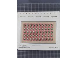 NEUDRUCKE: LEIPZIGER Neudrucke, umfangreiche Bogensammlung mit über 130 Stück, vorwiegend postfrisch, alles sauber auf Blätte