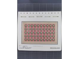 NEUDRUCKE: LEIPZIGER Neudrucke, umfangreiche Bogensammlung mit über 130 Stück, vorwiegend postfrisch, alles sauber auf Blätte