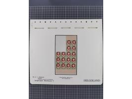 NEUDRUCKE: LEIPZIGER Neudrucke, umfangreiche Bogensammlung mit über 130 Stück, vorwiegend postfrisch, alles sauber auf Blätte