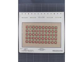 NEUDRUCKE: LEIPZIGER Neudrucke, umfangreiche Bogensammlung mit über 130 Stück, vorwiegend postfrisch, alles sauber auf Blätte