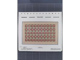 NEUDRUCKE: LEIPZIGER Neudrucke, umfangreiche Bogensammlung mit über 130 Stück, vorwiegend postfrisch, alles sauber auf Blätte