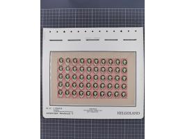 NEUDRUCKE: LEIPZIGER Neudrucke, umfangreiche Bogensammlung mit über 130 Stück, vorwiegend postfrisch, alles sauber auf Blätte