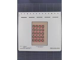 NEUDRUCKE: LEIPZIGER Neudrucke, umfangreiche Bogensammlung mit über 130 Stück, vorwiegend postfrisch, alles sauber auf Blätte