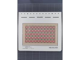 NEUDRUCKE: LEIPZIGER Neudrucke, umfangreiche Bogensammlung mit über 130 Stück, vorwiegend postfrisch, alles sauber auf Blätte