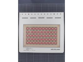 NEUDRUCKE: LEIPZIGER Neudrucke, umfangreiche Bogensammlung mit über 130 Stück, vorwiegend postfrisch, alles sauber auf Blätte