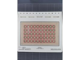 NEUDRUCKE: LEIPZIGER Neudrucke, umfangreiche Bogensammlung mit über 130 Stück, vorwiegend postfrisch, alles sauber auf Blätte