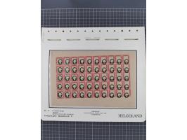 NEUDRUCKE: LEIPZIGER Neudrucke, umfangreiche Bogensammlung mit über 130 Stück, vorwiegend postfrisch, alles sauber auf Blätte