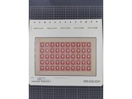 NEUDRUCKE: LEIPZIGER Neudrucke, umfangreiche Bogensammlung mit über 130 Stück, vorwiegend postfrisch, alles sauber auf Blätte