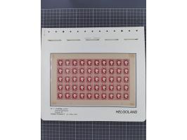 NEUDRUCKE: LEIPZIGER Neudrucke, umfangreiche Bogensammlung mit über 130 Stück, vorwiegend postfrisch, alles sauber auf Blätte