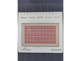 NEUDRUCKE: LEIPZIGER Neudrucke, umfangreiche Bogensammlung mit über 130 Stück, vorwiegend postfrisch, alles sauber auf Blätte