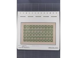 NEUDRUCKE: LEIPZIGER Neudrucke, umfangreiche Bogensammlung mit über 130 Stück, vorwiegend postfrisch, alles sauber auf Blätte