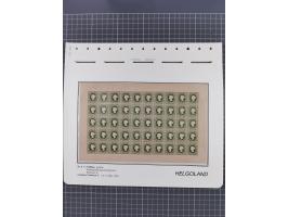 NEUDRUCKE: LEIPZIGER Neudrucke, umfangreiche Bogensammlung mit über 130 Stück, vorwiegend postfrisch, alles sauber auf Blätte