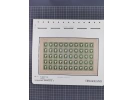 NEUDRUCKE: LEIPZIGER Neudrucke, umfangreiche Bogensammlung mit über 130 Stück, vorwiegend postfrisch, alles sauber auf Blätte