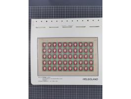 NEUDRUCKE: LEIPZIGER Neudrucke, umfangreiche Bogensammlung mit über 130 Stück, vorwiegend postfrisch, alles sauber auf Blätte