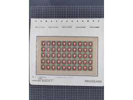 NEUDRUCKE: LEIPZIGER Neudrucke, umfangreiche Bogensammlung mit über 130 Stück, vorwiegend postfrisch, alles sauber auf Blätte