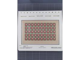 NEUDRUCKE: LEIPZIGER Neudrucke, umfangreiche Bogensammlung mit über 130 Stück, vorwiegend postfrisch, alles sauber auf Blätte