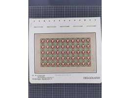 NEUDRUCKE: LEIPZIGER Neudrucke, umfangreiche Bogensammlung mit über 130 Stück, vorwiegend postfrisch, alles sauber auf Blätte