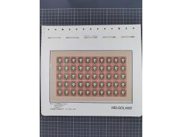 NEUDRUCKE: LEIPZIGER Neudrucke, umfangreiche Bogensammlung mit über 130 Stück, vorwiegend postfrisch, alles sauber auf Blätte