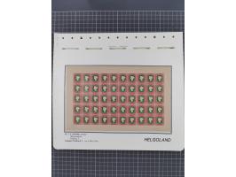 NEUDRUCKE: LEIPZIGER Neudrucke, umfangreiche Bogensammlung mit über 130 Stück, vorwiegend postfrisch, alles sauber auf Blätte