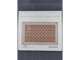 NEUDRUCKE: LEIPZIGER Neudrucke, umfangreiche Bogensammlung mit über 130 Stück, vorwiegend postfrisch, alles sauber auf Blätte