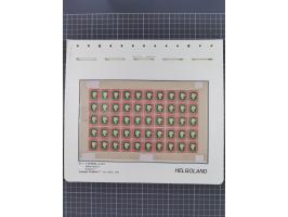 NEUDRUCKE: LEIPZIGER Neudrucke, umfangreiche Bogensammlung mit über 130 Stück, vorwiegend postfrisch, alles sauber auf Blätte