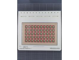 NEUDRUCKE: LEIPZIGER Neudrucke, umfangreiche Bogensammlung mit über 130 Stück, vorwiegend postfrisch, alles sauber auf Blätte