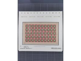 NEUDRUCKE: LEIPZIGER Neudrucke, umfangreiche Bogensammlung mit über 130 Stück, vorwiegend postfrisch, alles sauber auf Blätte