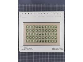 NEUDRUCKE: LEIPZIGER Neudrucke, umfangreiche Bogensammlung mit über 130 Stück, vorwiegend postfrisch, alles sauber auf Blätte