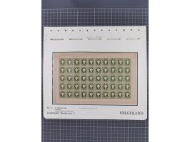 NEUDRUCKE: LEIPZIGER Neudrucke, umfangreiche Bogensammlung mit über 130 Stück, vorwiegend postfrisch, alles sauber auf Blätte