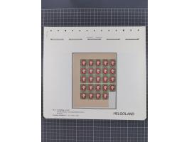 NEUDRUCKE: LEIPZIGER Neudrucke, umfangreiche Bogensammlung mit über 130 Stück, vorwiegend postfrisch, alles sauber auf Blätte