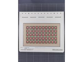 NEUDRUCKE: LEIPZIGER Neudrucke, umfangreiche Bogensammlung mit über 130 Stück, vorwiegend postfrisch, alles sauber auf Blätte