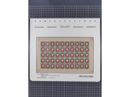 NEUDRUCKE: LEIPZIGER Neudrucke, umfangreiche Bogensammlung mit über 130 Stück, vorwiegend postfrisch, alles sauber auf Blätte