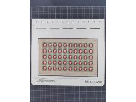 NEUDRUCKE: LEIPZIGER Neudrucke, umfangreiche Bogensammlung mit über 130 Stück, vorwiegend postfrisch, alles sauber auf Blätte