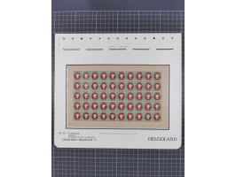 NEUDRUCKE: LEIPZIGER Neudrucke, umfangreiche Bogensammlung mit über 130 Stück, vorwiegend postfrisch, alles sauber auf Blätte