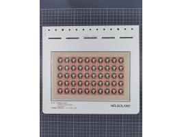 NEUDRUCKE: LEIPZIGER Neudrucke, umfangreiche Bogensammlung mit über 130 Stück, vorwiegend postfrisch, alles sauber auf Blätte