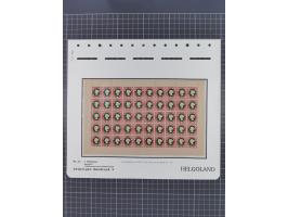 NEUDRUCKE: LEIPZIGER Neudrucke, umfangreiche Bogensammlung mit über 130 Stück, vorwiegend postfrisch, alles sauber auf Blätte