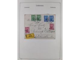 1912/2015, postfrische, ungebrauchte und gestempelte Sammlung in 2 Bänden, frühen Jahre schwach vertreten, aber mit Mi. 1-3 a