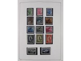 1912/2015, postfrische, ungebrauchte und gestempelte Sammlung in 2 Bänden, frühen Jahre schwach vertreten, aber mit Mi. 1-3 a