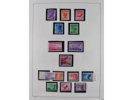 1912/2015, postfrische, ungebrauchte und gestempelte Sammlung in 2 Bänden, frühen Jahre schwach vertreten, aber mit Mi. 1-3 a