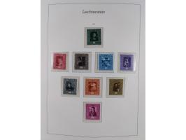 1945/97, postfrische und ganz wenig ungebrauchte Sammlungen, in den Hauptnummern komplett