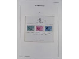 1945/97, postfrische und ganz wenig ungebrauchte Sammlungen, in den Hauptnummern komplett