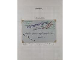 1935/38, Sammlung mit 35 Briefen und Karten/Ganzsachen, dabei u.a. Hopferwieser Nr. SS-10, SS-14, SS-18, SS-18, SS-21, SS-24,