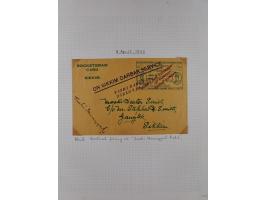 1935/38, Sammlung mit 35 Briefen und Karten/Ganzsachen, dabei u.a. Hopferwieser Nr. SS-10, SS-14, SS-18, SS-18, SS-21, SS-24,