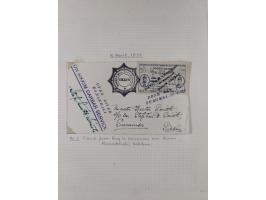 1935/38, Sammlung mit 35 Briefen und Karten/Ganzsachen, dabei u.a. Hopferwieser Nr. SS-10, SS-14, SS-18, SS-18, SS-21, SS-24,