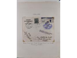 1935/38, Sammlung mit 35 Briefen und Karten/Ganzsachen, dabei u.a. Hopferwieser Nr. SS-10, SS-14, SS-18, SS-18, SS-21, SS-24,