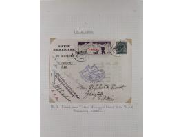 1935/38, Sammlung mit 35 Briefen und Karten/Ganzsachen, dabei u.a. Hopferwieser Nr. SS-10, SS-14, SS-18, SS-18, SS-21, SS-24,