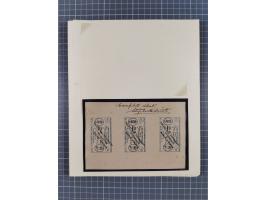 Indien: 1935/38, interessante Sammlung der Vignetten, dabei Probedrucke, Kleinbogen, Kehrdruckpaare und weitere Besonderheite